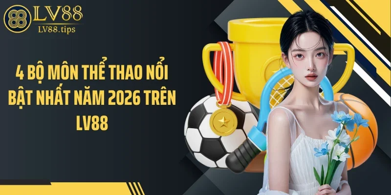 4 bộ môn thể thao nổi bật nhất năm 2026 trên LV88