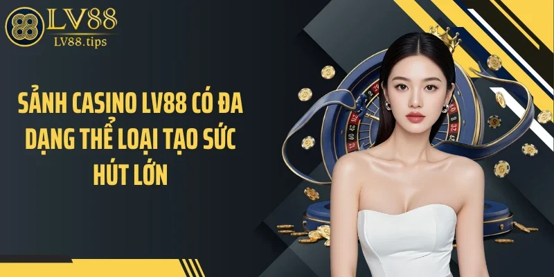 Casino LV88 Sảnh casino LV88 có đa dạng thể loại tạo sức hút lớn