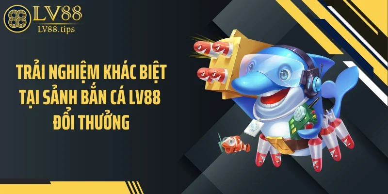 Trải nghiệm khác biệt tại sảnh bắn cá LV88 đổi thưởng
